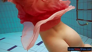 Downcast underwater mermaid Deniska